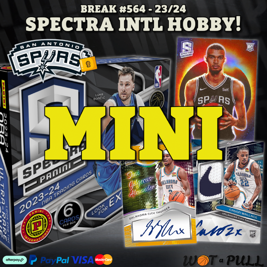 BREAK #564 - 2023-24 Spectra INTL Hobby 10 Spotter Closing Mini!