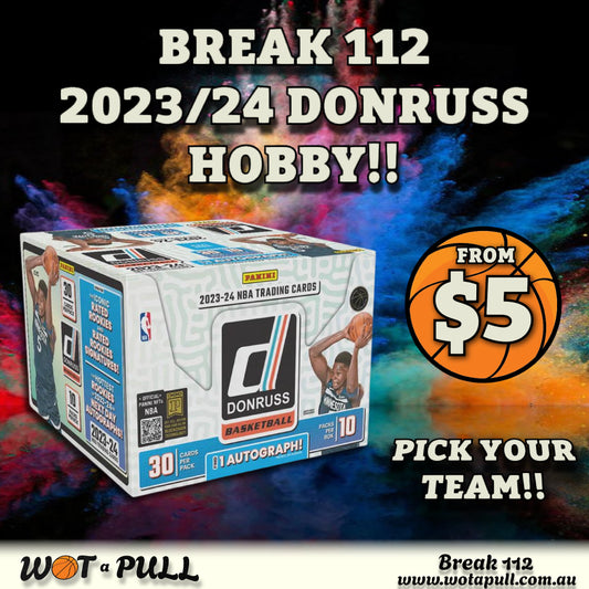 BREAK #112 2023-24 DONRUSS HOBBY PYT!