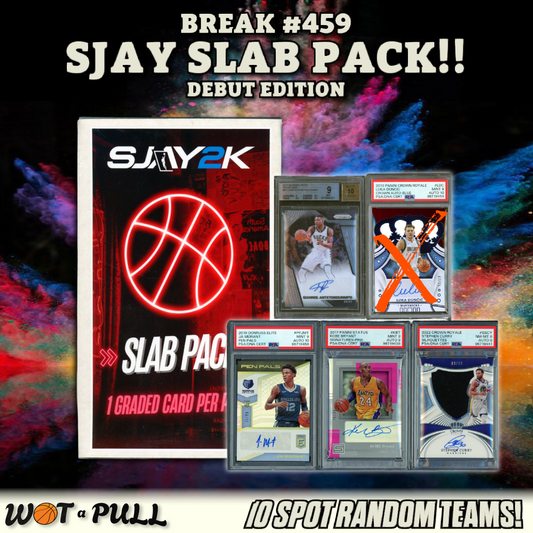 BREAK #459 - SJAY SLAB PACK 10 SPOTTER!