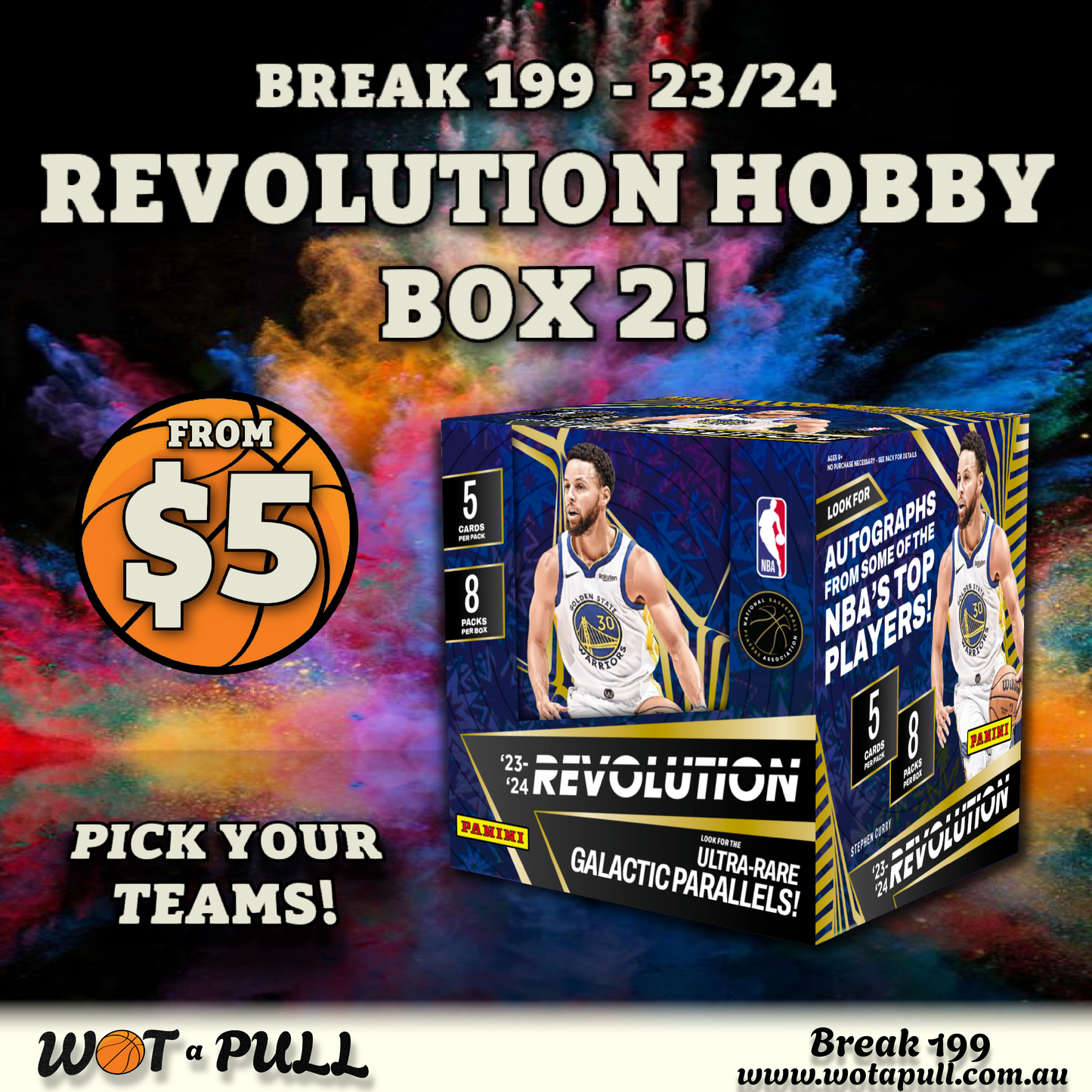 BREAK #199 2023-24 REVOLUTION HOBBY! (PRE-FILL BOX 2)