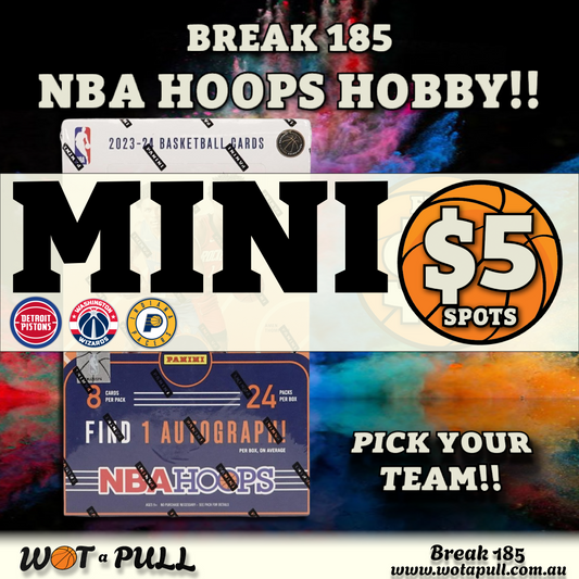 BREAK #185 2023-24 NBA HOOPS HOBBY CLOSING MINI!