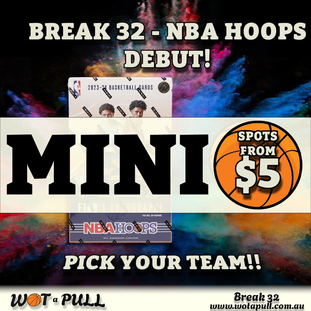 BREAK #32 NBA HOOPS $5 CLOSING MINI!