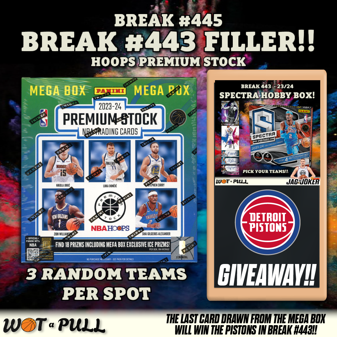 BREAK #445 - 2023-24 HOOPS PREMIUM STOCK & BREAK #443 FILLER!