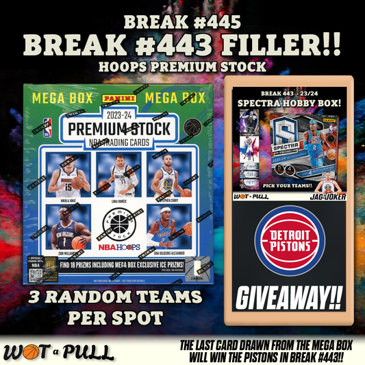 BREAK #445 - 2023-24 HOOPS PREMIUM STOCK & BREAK #443 FILLER!