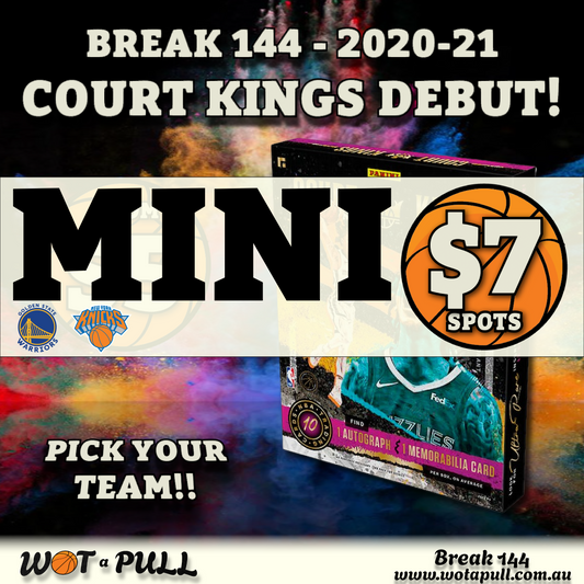 BREAK #144 2020-21 COURT KINGS HOBBY DEBUT! CLOSING MINI FOR GSW & KNICKS!