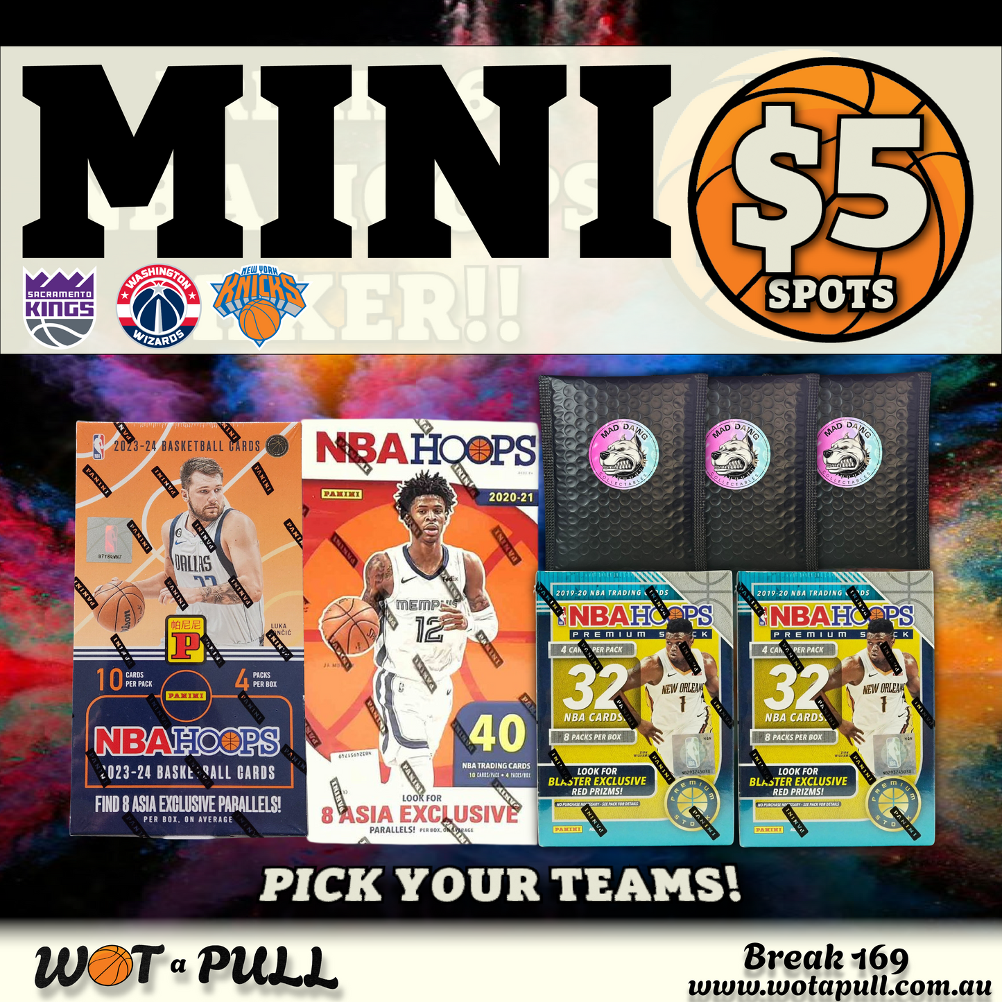 BREAK #169 MULTI YEAR NBA HOOPS MIXER! CLOSING MINI