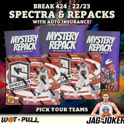 BREAK #424 - 2022-23 SPECTRA & REPACKS - AUTO INSURANCE