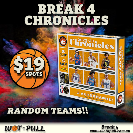 BREAK #4 CHRONICLES HOBBY RANDOM TEAMS!