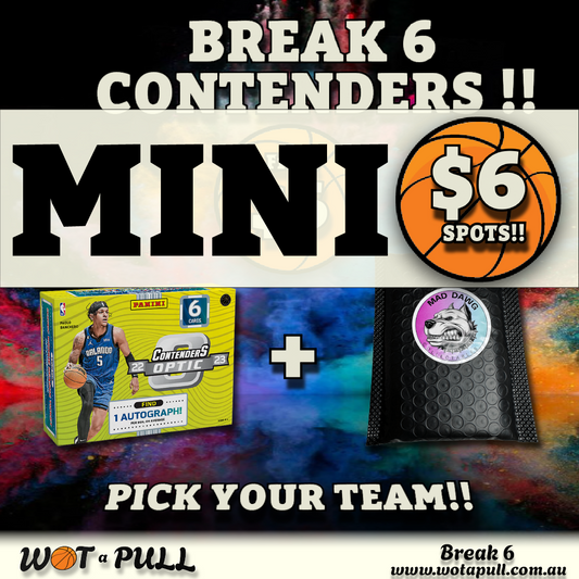 BREAK #6 CONTENDERS & REPACK! CLOSING MINI!!