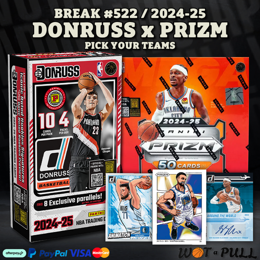 BREAK #522 - 2024-25 DONRUSS x PRIZM