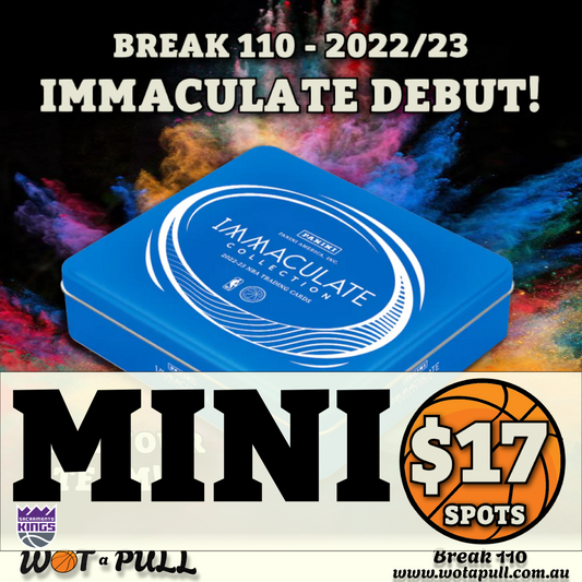 BREAK #110 23 IMMACULATE MINI #2 FOR KINGS!