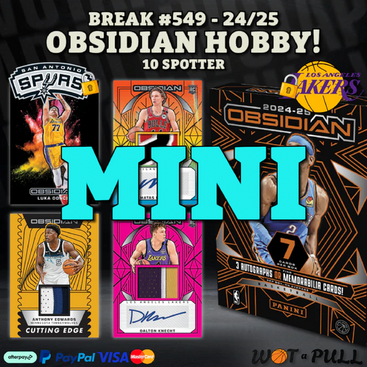 BREAK #552 - 2024-25 OBSIDIAN HOBBY CLOSING MINI!