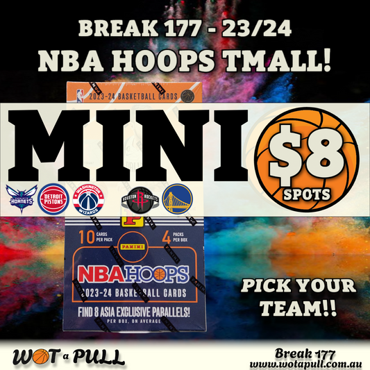 BREAK #177 2023-24 NBA HOOPS TMALL CLOSING MINI!