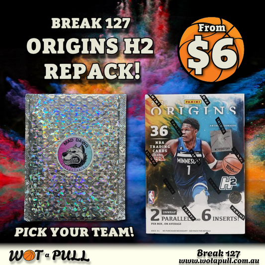 BREAK #127 2022-23 ORIGINS H2 BLASTER & REPACK!